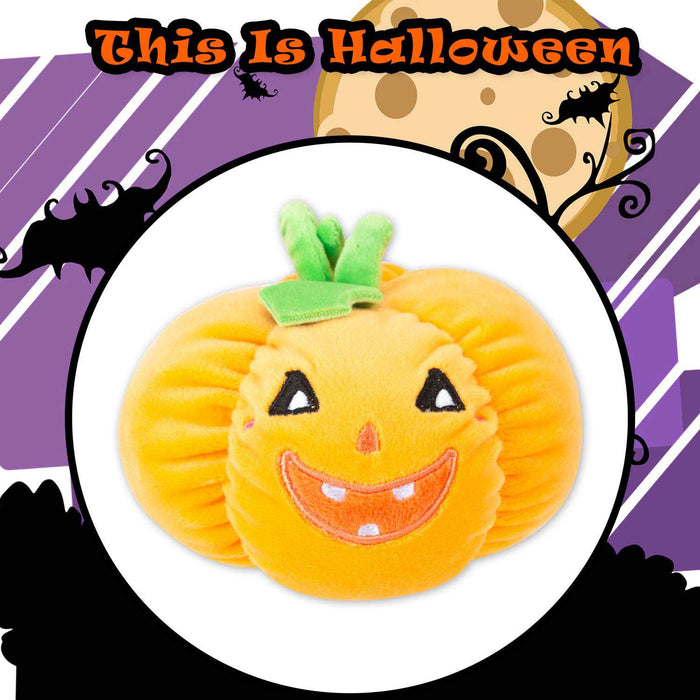 Pumpkin Soft Toy Halloween Themed Plush 16cm x 10cm Orange X 1