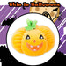 Pumpkin Soft Toy Halloween Themed Plush 16cm x 10cm Orange X 1