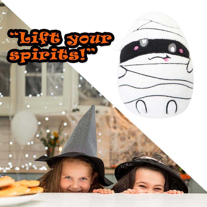 Mummy Soft Toy Halloween Themed Plush 16cm x 10cm White X 1