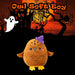Owl Soft Toy Halloween Themed Plush 16cm x 10cm Brown X 1