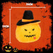 Pumpkin Singing Soft Toy Halloween Themed 30cm x 20cm Orange X 1