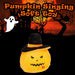 Pumpkin Singing Soft Toy Halloween Themed 30cm x 20cm Orange X 1