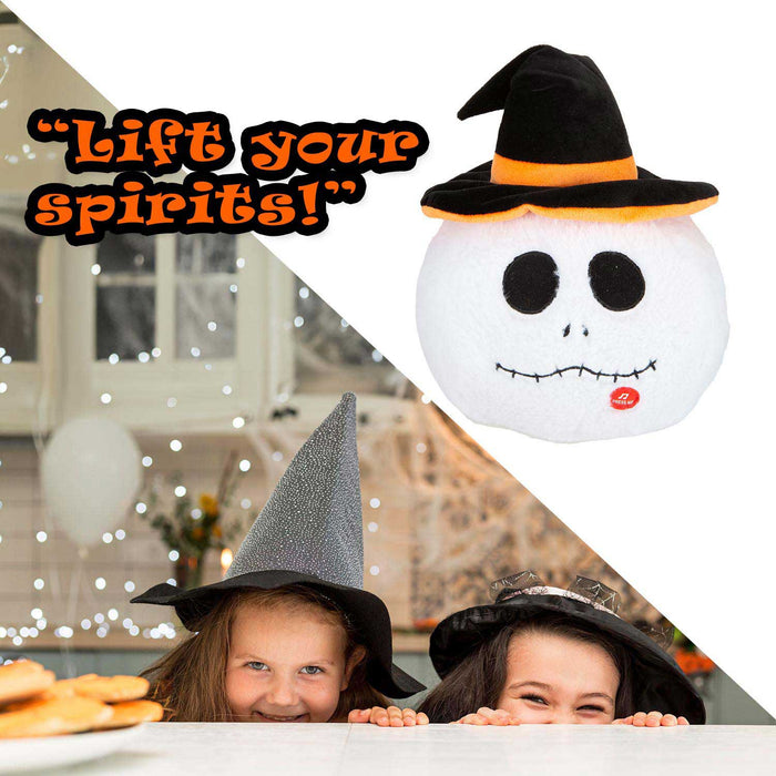 Ghost Singing Soft Toy Halloween Themed 30cm x 20cm White X 1