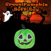 Green Pumpkin Soft Toy Halloween Themed Plush 10cm x 10cm Green X 1