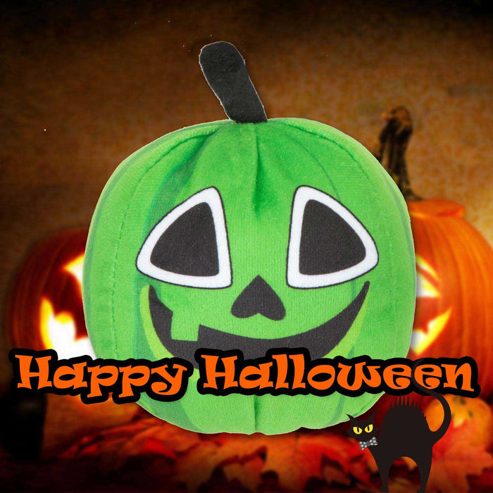 Green Pumpkin Soft Toy Halloween Themed Plush 10cm x 10cm Green X 1