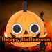 Orange Pumpkin Soft Toy Halloween Themed Plush 10cm x 10cm Orange X 1
