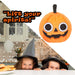 Orange Pumpkin Soft Toy Halloween Themed Plush 10cm x 10cm Orange X 1