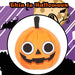 Orange Pumpkin Soft Toy Halloween Themed Plush 10cm x 10cm Orange X 1