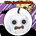 White Pumpkin Soft Toy Halloween Themed Plush 10cm x 10cm White X 1