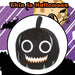 Black Pumpkin Soft Toy Halloween Themed Plush 10cm x 10cm Black X 1
