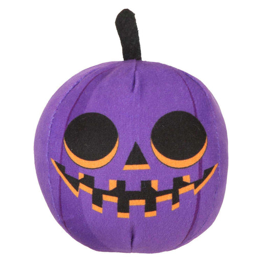 Purple Pumpkin Soft Toy Halloween Themed Plush 10cm x 10cm Purple X 1