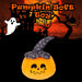 Pumpkin Soft Toy Halloween Plush 66cm x 45cm Black Skeleton Hat X 1