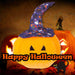Pumpkin Soft Toy Halloween Plush 66cm x 45cm Purple Halloween Hat X 1