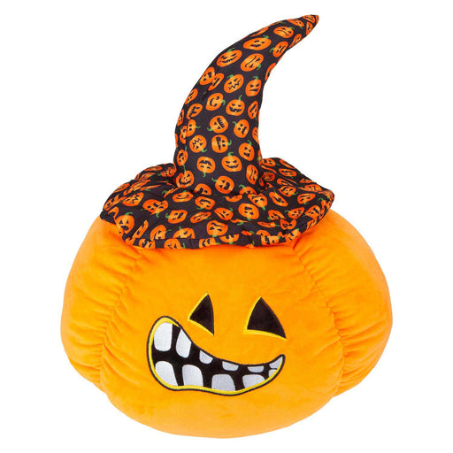 Pumpkin Soft Toy Halloween Plush 66cm x 45cm Black Pumpkin Hat X 1