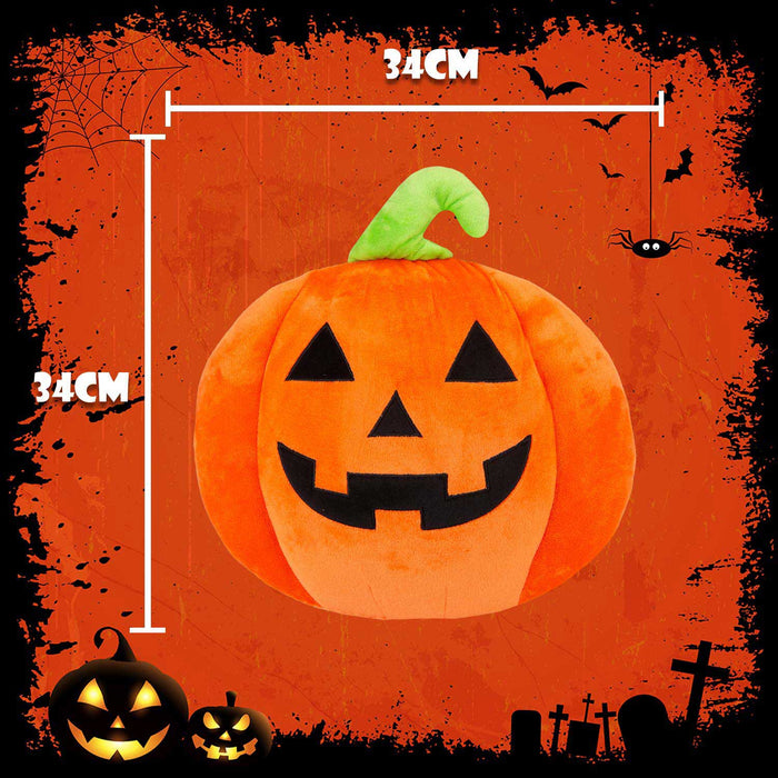 Pumpkin Wall Decoration Halloween Themed 34cm x 34cm Orange X 1