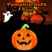 Pumpkin Wall Decoration Halloween Themed 34cm x 34cm Orange X 1