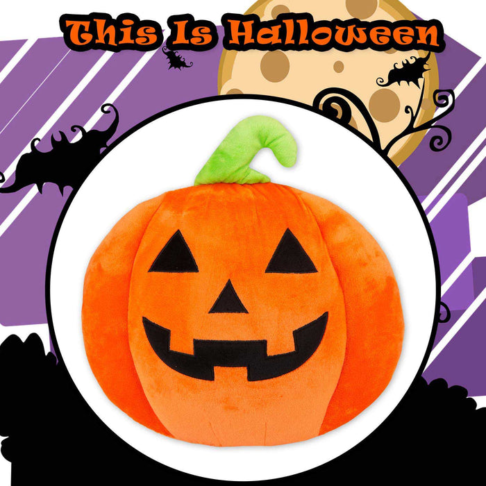 Pumpkin Wall Decoration Halloween Themed 34cm x 34cm Orange X 1