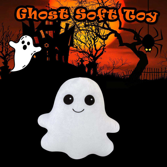 Ghost Wall Decoration Halloween Themed Plush 45cm x 44cm White X 1