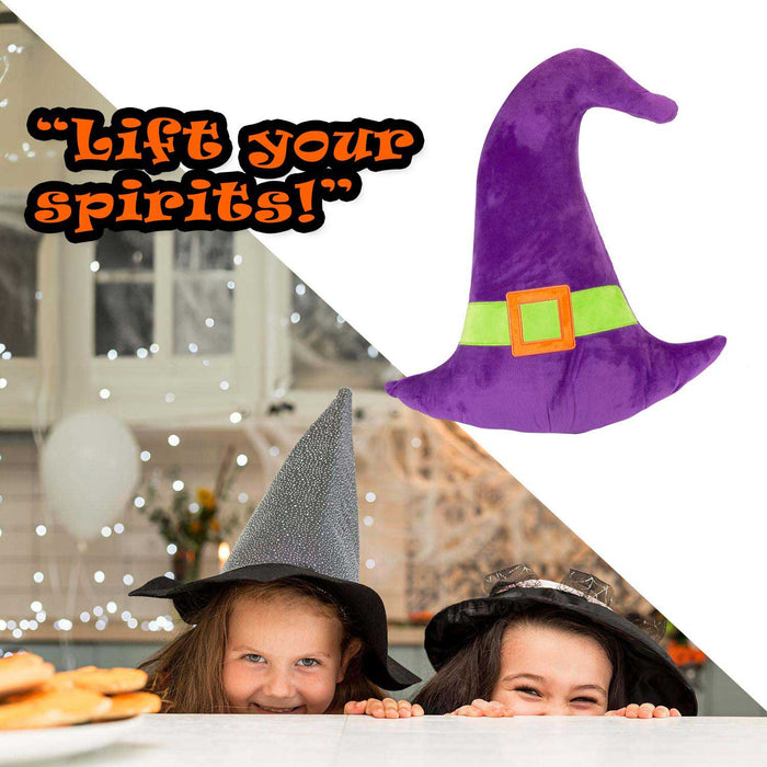 Witch Wall Decoration Halloween Themed Plush 49cm x 46cm Purple X 1