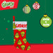 Grinch Christmas Stocking  40cm x 26cm White Cuff Multi Grinch X 1