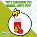 Grinch Christmas Stocking  40cm x 26cm White Cuff Sigle Grinch X 1