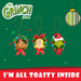 Grinch Christmas Tree Hanging 3D Decoration  8.5 x 6.5cm 3 Pack
