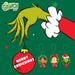 Grinch Christmas Tree Hanging 3D Decoration  8.5 x 6.5cm Variety X 3 Pack
