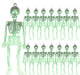 Halloween Hanging Skeletons Set - Terrifying Glow In The Dark Decorations