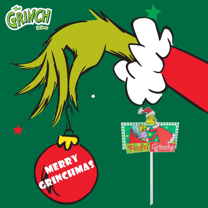 Grinch Christmas Decorative Sign  43cm x 23cm Feeling Grinchy X 18 Pack