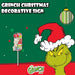 Grinch Christmas Decorative Sign  43cm x 23cm Naughty or Nice X 18 Pack