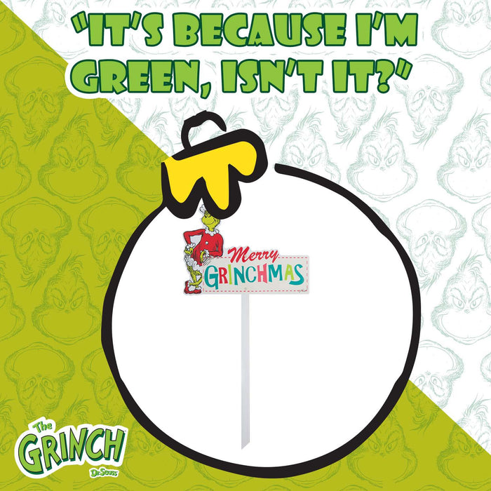 Grinch Christmas Decorative Sign Merry Grinchmas 24 Pack
