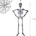 Halloween Hanging Skeleton Large- Terrifying Detailed Decoration Spooky 1. 2m