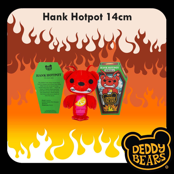 Deddy Bears Hank Hotpot Soft Toy 14cm x 15cm x 8cm X 1