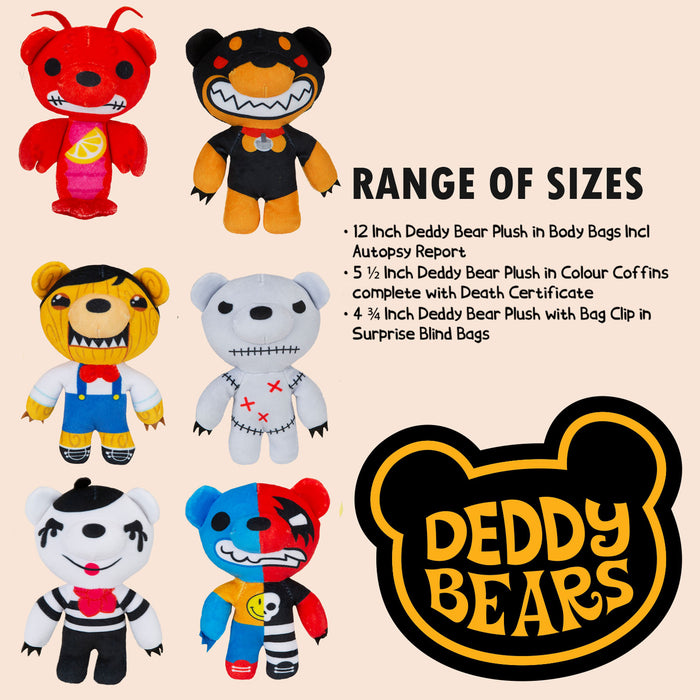 Deddy Bears Youme Soft Toy 14cm  15cm x 8cm Multi X 1