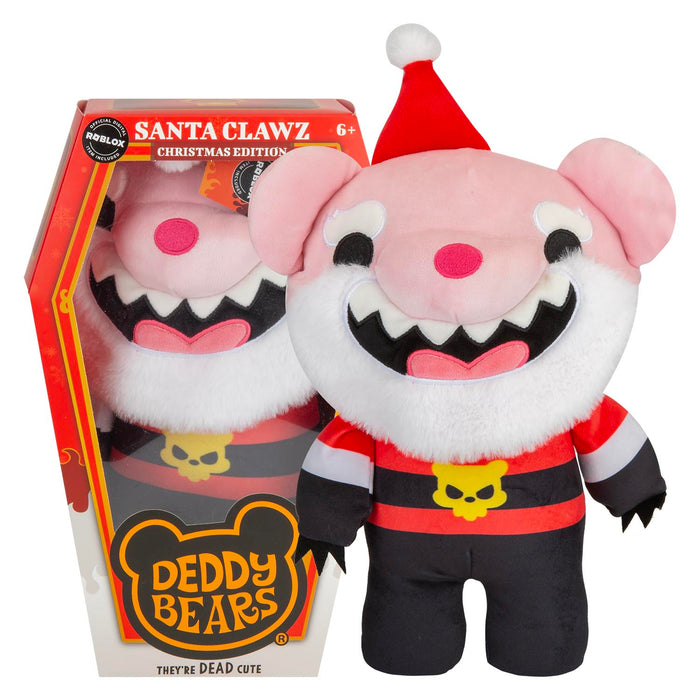 Deddy Bears Santa Clawz Soft Toy 30cm x 12.8cm X 1