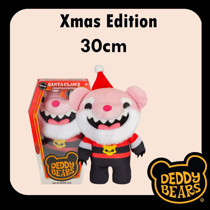 Deddy Bears Santa Clawz Soft Toy 30cm x 12.8cm X 1