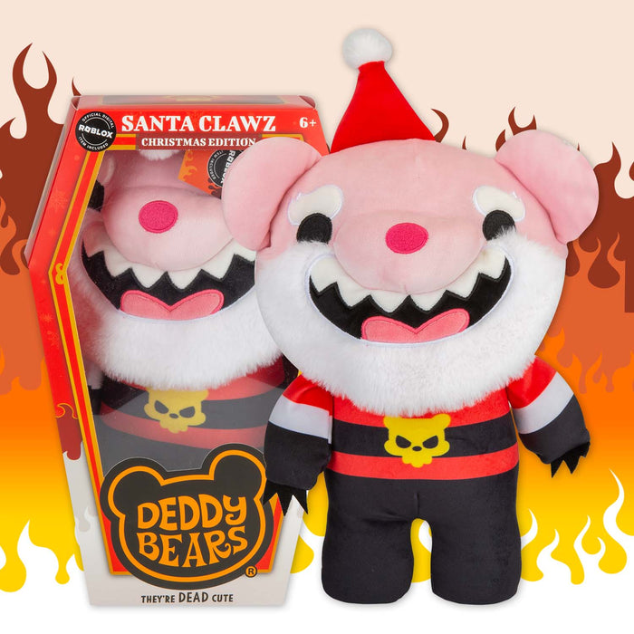 Deddy Bears Santa Clawz Soft Toy 30cm x 12.8cm X 1