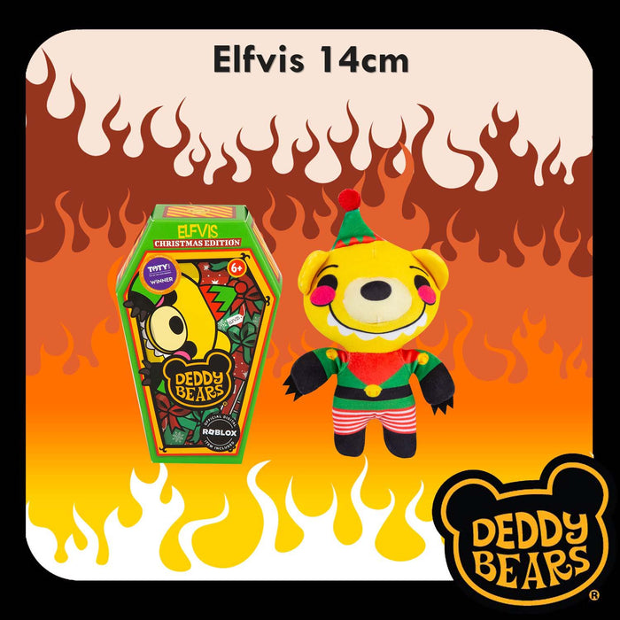Deddy Bears Elfvis Soft Toy 14cm x 15cm x 8cm X 1
