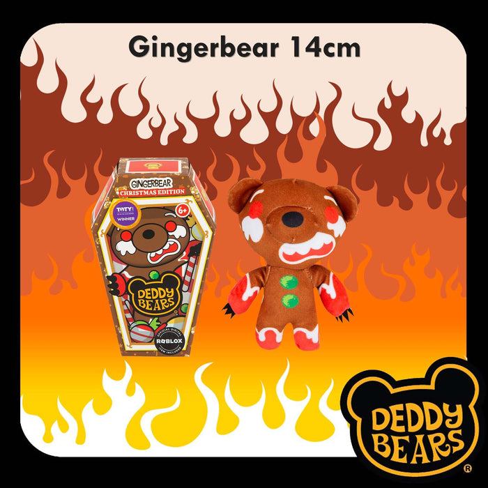 Deddy Bears Gingerbear Soft Toy 14cm x 15cm x 8cm X 1