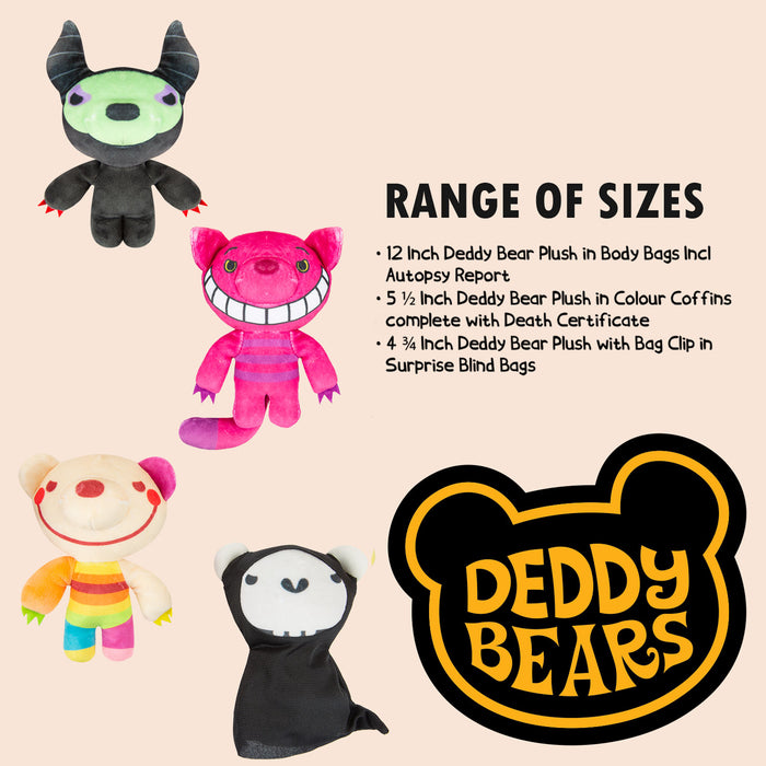 Deddy Bears Smirkkitty Soft Toy 14cm   15cm x 8cm Purple X 1