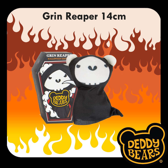 Deddy Bears Grin Reaper Soft Toy 14cm x 15cm x 8cm X 1