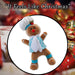 Christmas Standing Gingerbread Boy Decoration 43cm x 23cm Blue X 1