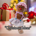 Christmas Standing Gingerbread Girl Decoration 43cm x 23cm Pink X 1