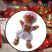 Christmas Standing Gingerbread Girl Decoration 43cm x 23cm Pink X 1