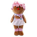 Christmas Standing Gingerbread Girl Decoration 50cm x 24cm Pink X 1