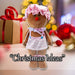 Christmas Standing Gingerbread Girl Decoration 50cm x 24cm Pink X 1