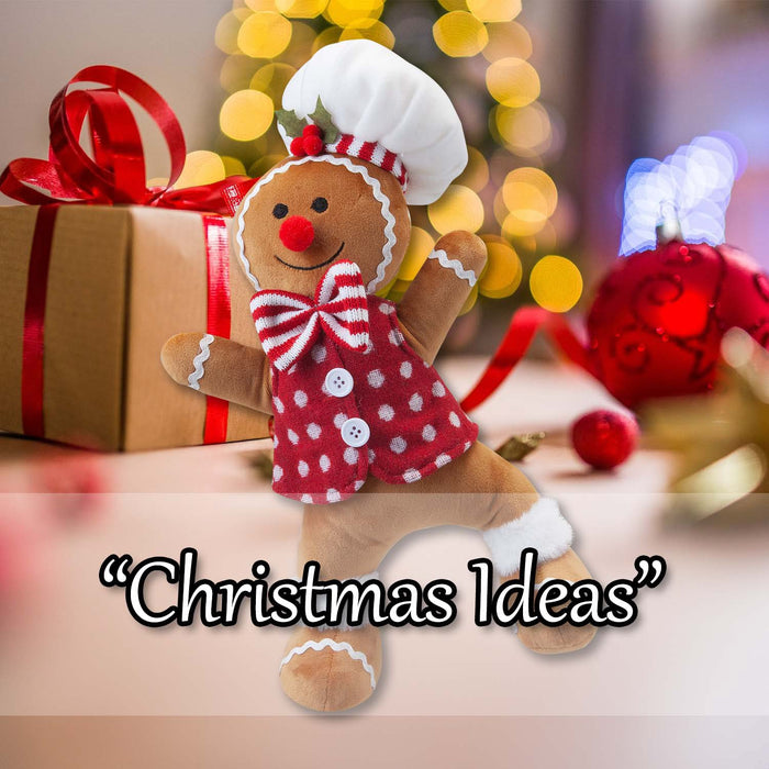 Christmas Gingerbread Man Decoration 36cm x 25cm Red X 1