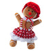 Christmas Gingerbread Woman Decoration 36cm x 25cm Red X 1