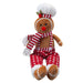 Christmas Gingerbread ManDecoration 62cm x 22cm Red X 1