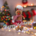 Christmas Gingerbread ManDecoration 62cm x 22cm Red X 1